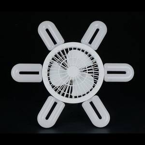 Thiết kế thời trang năng lượng <span class=keywords><strong>fan</strong></span> U hình có thể gập lại LED E27 LED trần ánh sáng với <span class=keywords><strong>fan</strong></span> hâm mộ hình chữ U ánh sáng quạt - Product Image 1