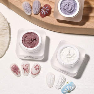 Annies 6 Couleurs <span class=keywords><strong>Nail</strong></span> <span class=keywords><strong>Art</strong></span> Peinture Plâtre Gel <span class=keywords><strong>3</strong></span> <span class=keywords><strong>D</strong></span> Effet Envie Soak Off Gel <span class=keywords><strong>Nail</strong></span> Fournitures De Gypse - Product Image 1