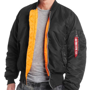 New <strong>Navy</strong> Flight Men Ma-1 Reversible <strong>Jacket</strong> Mens <strong>Padded</strong> <strong>Jacket</strong> - Product Image 1