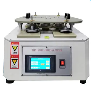 Probador de abrasión de Martindale de estación ASTM D4970 ASTM D4966 4/6/8, probador de fricción de pilling textil, máquina de prueba de desgaste