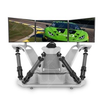 Precio de fábrica Car Simulator Car Racing Arcade Game Machine 6Dof Motion Simulator 3 Screen Driving Car para la venta