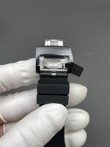 Reloj Mecánico Automático de Lujo de Alta Calidad, Rectangular, de Fibra de Carbono, con Correa de Goma, Diseño Deportivo y Moderno, Resistente al Agua - Product Image 5