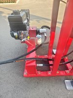 Convoyeur à chaîne robuste convoyeur portable de bûches de bois à haut rendement avec roues