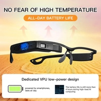 Lunettes intelligentes portables OEM et ODM HD VR AR avec caméra étanche Solutions matérielles et logicielles IoT légères