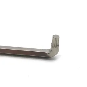 Conjunto de chaves sextavadas de alta resistência, fornecimento de fábrica, alça T longa com ponta esférica Torx, chave Allen banhada a zinco de 3 mm 6 mm 6.5 mm, chave sextavadas