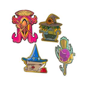 MOQ 슈퍼 보청기 디자인 영화 캐릭터 만화 배지 옷깃 핀 금속 골든 하드 에나멜 핀 세트 없음 - Product Image 4