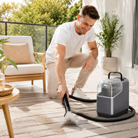Aspirateur vapeur pour tapis imperméable, design IPX4, aspiration puissante de 12 KPa pour le nettoyage des canapés, des tapis et des meubles