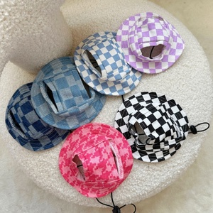 Printemps été nouveau chien chat extérieur coupe-vent marche petit pêcheur chapeau de soleil mignon Corgi chapeau accessoire - Product Image 4