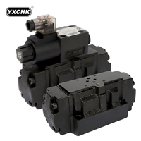 Amplificateur hydraulique à 3 vannes avec télécommande YXCHK DSHG-04-3C2-DL-T-D24, avec soupapes de siège hydrauliques, pression de 21 MPa, garantie d'un an