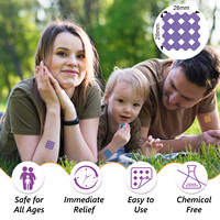 Lot de 36 patchs anti-insectes colorés certifiés CE pour enfants et adultes, soulagement naturel des démangeaisons par hydrocolloïdes contre les moustiques et les tiques