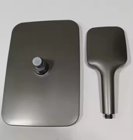 Nouvel ensemble de douche moderne en ABS avec douchette à effet pluie pour salles de bain d'hôtel