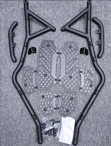 Accessoires pour moto, pare-chocs, barres de protection en acier inoxydable, marchepieds en alliage d'aluminium, adaptés à la modification des pièces SR 250GT - Product Image 2