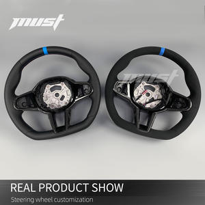 Volant en fibre de carbone microfibre personnalisé pour <span class=keywords><strong>BMW</strong></span>, mise à niveau LCI, G20 G30 330i 330e 430i 440i 530i 540i 550i <span class=keywords><strong>740d</strong></span> 750i 840i - Product Image 3