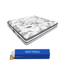 Matelas hybride moderne en mousse à mémoire de forme et ressorts compressés, tailles simple, double, queen et king, pour chambre à coucher et mobilier de maison