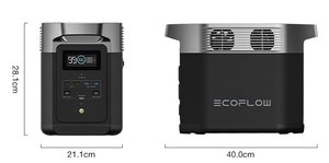 Estación de energía portátil DELTA de 2-1800W, generador solar alimentado por batería para coche, MPPT, respaldo para el hogar, emergencia, acampar al aire libre, viajes, UE - Product Image 5