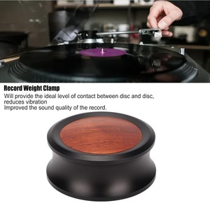 Estabilizador Universal de Aluminio y Madera para Discos de Vinilo, Prensa de Disco para Tocadiscos, Accesorio de Audio de Alta Fidelidad - Product Image 6