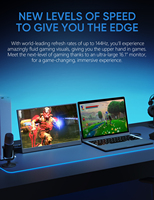 Extensor de pantalla portátil para ordenador portátil, monitor portátil para ordenador portátil, 1080P, 144Hz, 72%, 100%, 16,1, NTSC, sRBG