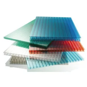 Bouwplastic Materiaal Holle 6Mm Bronzen Polycarbonaatplaat