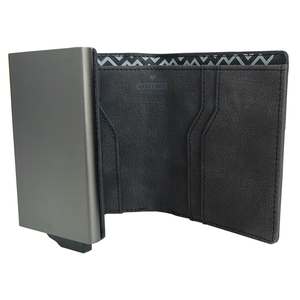 Porte-cartes de crédit antivol avec blocage RFID, fermeture ouverte, doublure en PU, grande capacité, portefeuille court unisexe, sac à main protecteur - Product Image 2