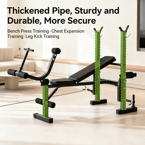 Hoogwaardig multifunctioneel power rack systeem met bank voor atletische trainingsprogramma's - Product Image 5