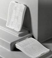 Plateforme de nettoyage des pattes pour chat à double couche, réglable, à bords hauts, pour attraper et contenir la litière - Vente chaude
