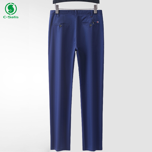 <span class=keywords><strong>Pantaloni</strong></span> <span class=keywords><strong>Chino</strong></span> da <span class=keywords><strong>Uomo</strong></span> Personalizzati, Stile <span class=keywords><strong>Slim</strong></span> Fit di Alta Qualità, Casual Business, Leggeri in Misto Cotone - Product Image 4