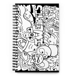 Cuaderno Espiral Creativo de 52 Páginas con Diseño Reptiliano, Versátil para Arte y Diseño - Product Image 1