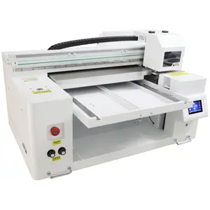 Cetak kecepatan tinggi 6090 Transfer Inkjet UV pada berbagai jenis bahan langsung ke Film T-shirt cetak DTF printer UV