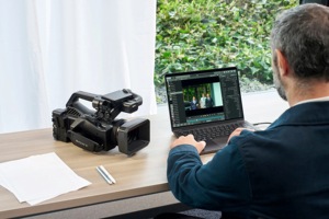 Caméra d'action sportive 4K étanche DF PXW-Z380 avec capture panoramique automatique, interface Ethernet et Wi-Fi pour ILME-FX3 - Product Image 2