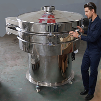 Tamiseur vibrant circulaire de précision pour poudres alimentaires (sucre, sel, farine de manioc, maïs, arachides)