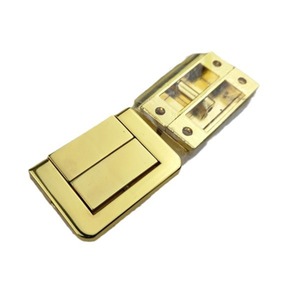 Serrure à caractères arrondis Guan Yan Wujin 35x25mm pour meubles et boîtes en bois QB-2005-1 - Product Image 1