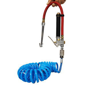 Pistolet de gonflage de pneus avec manomètre précis, embout et tuyau d'air professionnels pour le service des pneus de voitures, camions et motos - Product Image 6