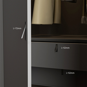 Minimalist Zinc Alloy Recessed Drawer Pull Handle Concealed Embedded Cabinet <strong>Door</strong> Handle for Kitchen Wardrobe - Product Image 4