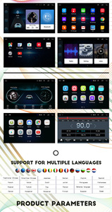 หน้าจอสัมผัสรถยนต์ระบบแอนดรอยด์คุณภาพสูงขนาด 10 นิ้ว แบบ Double Din พร้อมระบบนำทาง GPS และเครื่องเล่นเสียงในรถยนต์ - Product Image 6
