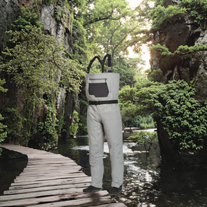 Cuissardes de pêche respirantes unisexe avec bas intégré, 3 couches, 100% durables, imperméables, antistatiques et isolées - Product Image 3