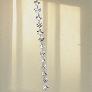 Bracelet en argent sterling S925 pour femmes, chaîne à maillons en forme de trombone, bijoux en gros, bijoux fins, livraison rapide, en stock - Product Image 1