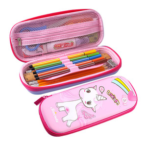 Trousse <span class=keywords><strong>à</strong></span> crayons portable Foska mignonne pour l'école, cadeau promotionnel, porte-stylos en EVA gaufré <span class=keywords><strong>3D</strong></span> grande capacité pour filles - Product Image 1