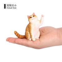 Figuras de Animales de PVC Sólido al por Mayor, Figuras de Gatos, Figuritas de Animales, Juguetes