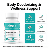 Désodorisant chlorophylle capsules végétaliennes soutien immunitaire odeur fraîche odeur corporelle peau magique pour adultes