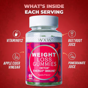 WXW Stock Raíz de remolacha Adelgazante Pérdida de peso Gummy Quemador de grasa Gummies Pérdida de peso Quemador de grasa Pérdida de peso Cuidado DE LA SALUD Gummies - Product Image 4