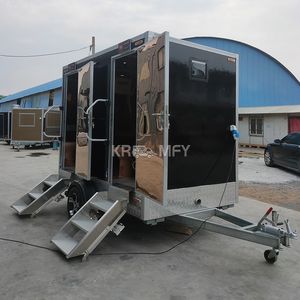 Outdoor Bathroom Restroom Trailers Vip <b>Toilet</b> Trailer Public Luxury Mobile <b>Portable</b> <b>Toilets</b> <b>Portable</b> Restroom Trailer - Product Image 4
