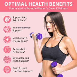 Acentallabs无糖保健女性复合维生素软糖自有品牌免疫增强维生素支持女性软糖 - Product Image 3