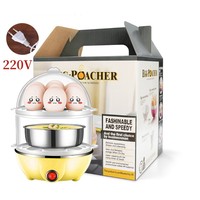 Appareils de cuisine électroménagers portables, mini cuiseur à œufs automatique, bouilloire à œufs électrique, cuiseur vapeur pour œufs