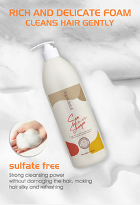 Salon <span class=keywords><strong>professionnel</strong></span> nettoyage en profondeur shampooing <span class=keywords><strong>sans</strong></span> <span class=keywords><strong>silicone</strong></span> shampooing cheveux moelleux pour utilisation de cheveux gras - Product Image 6