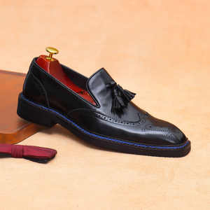 Nueva Tendencia: Zapatos de Hombre de Cuero Genuino, Cerrados, Brillantes, para Otoño, Estilo Británico, Deportivos, Casuales, Sin Cordones, Ligeros, Antideslizantes y Transpirables - Product Image 2