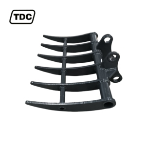Largeur personnalisée OEM Râteau à racines Accessoire pour excavatrice à godet Produit fourni en usine - Product Image 1