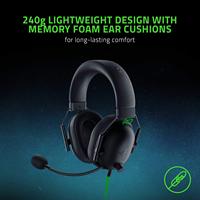 Auriculares para Juegos con Cable Razer BlackShark V2 X, Sonido Envolvente 7.1, Controladores TriForce de Titanio, Micrófono Cardioide HyperClear, Espuma Viscoelástica, Diseño Over-Ear