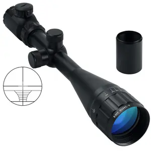 SYQT 6-24X50AOEG özelleştirilmiş optik Sight cam kazınmış kırmızı/yeşil Reticle işıklı Sight optik açık aralığı spor ekipmanı