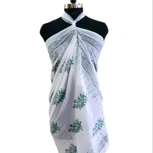 High quality Bikini Cover ups sarong cotton sarong beach cover up swimwear one piece cotton material