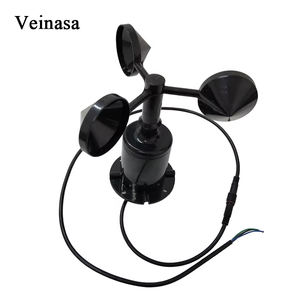 베이나사 CE 인증 펄스 <span class=keywords><strong>RS485</strong></span> 4-20mA 0-5V 0-2V 출력 플라스틱 3컵 풍속계 기상 관측소용 - Product Image 5